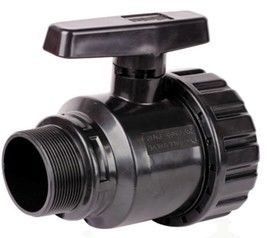 Double union socket ball valve